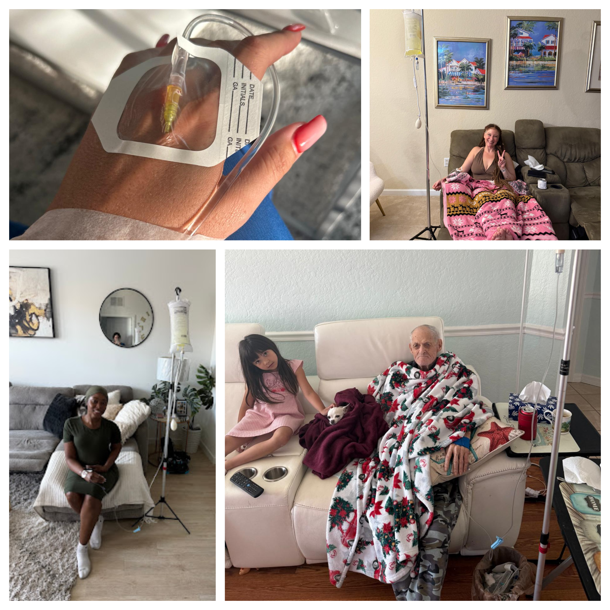 Blank 4 Grids Collage